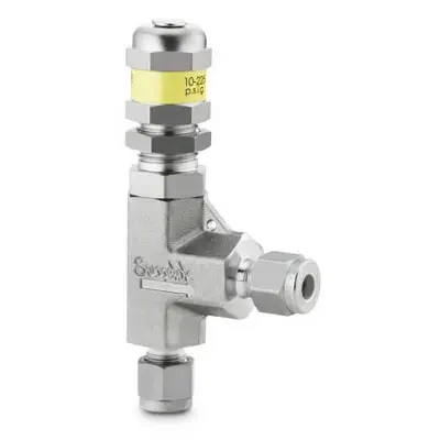 Stainless Steel Low Pressure Proportional Relief Valve, 1/4 in. Swagelok Tube Fitting