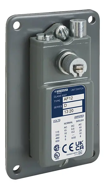 Telemecanique 9007AF12 — Limit switch, 9007, 75037, 134, 50