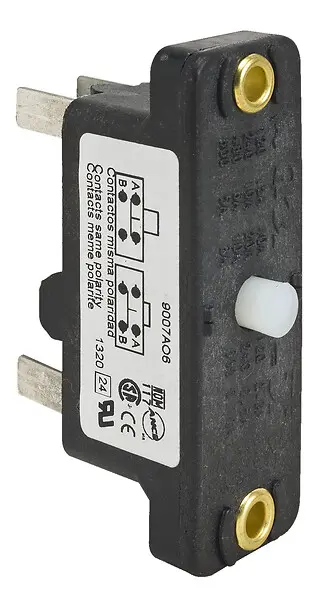 Telemecanique 9007AO6 — Snap basic limit switch, 9007, 600 VAC 15amp ao +options