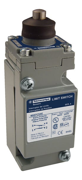 Telemecanique 9007C54EM11 — Limit switch, 9007, 600 V 10amp c +options