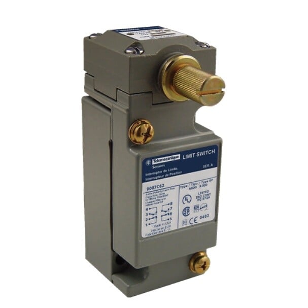 Telemecanique 9007C54GP5 — Limit switch, 9007, 600 V 10amp c +options