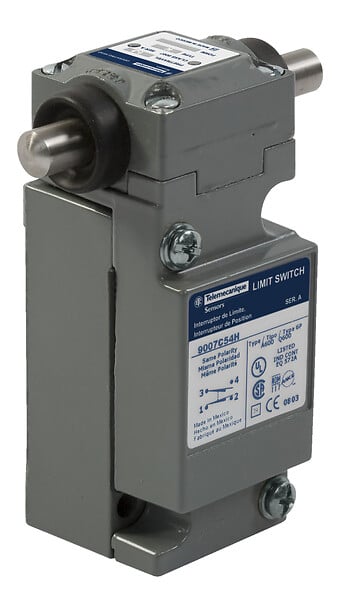 Telemecanique 9007C62H — Limit switch, 9007, 600 V 10amp c +options