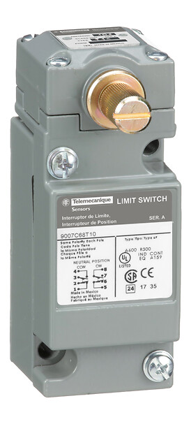 Telemecanique 9007C68T10 — Limit switch, 9007, 600 V 10amp c +options