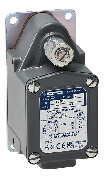 Telemecanique 9007FTSD1 — Limit switch 600 VAC 30amp ft+options