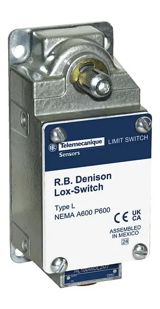 Telemecanique L100WTLN1C2M39 — Limit switch, L100/300, L525, 600 V 10amp type l +options