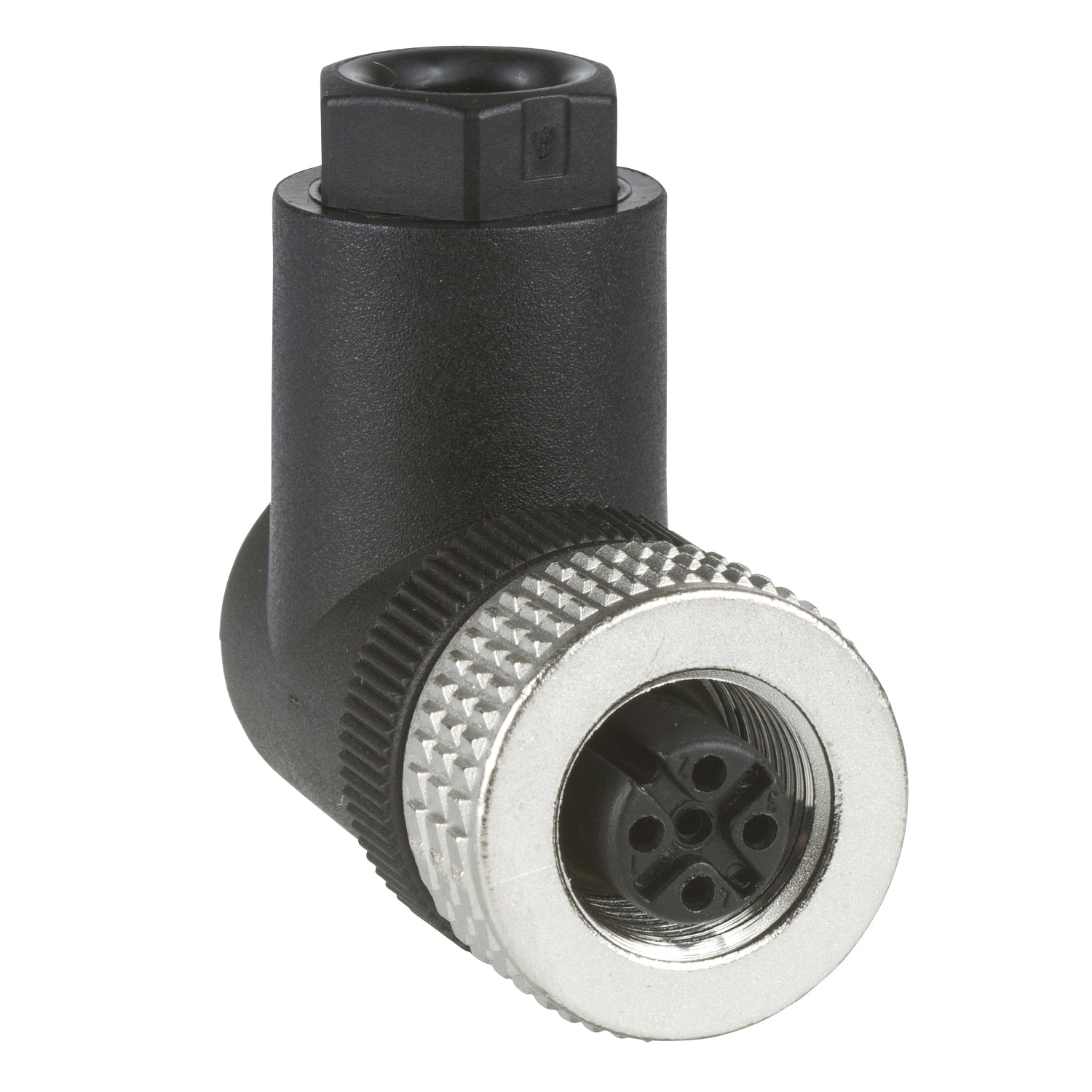 Telemecanique XZCC12FCM40B Telemecanique M12 Female 4-Pin Elbow Connector Pg7