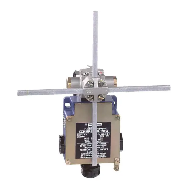 Telemecanique XCKMR54D2H29EX — Limit switch, Limit switches XC Standard, XCKMR, square rod 6 mm crossed, 2 x (2 NC), ATEX/IECEx
