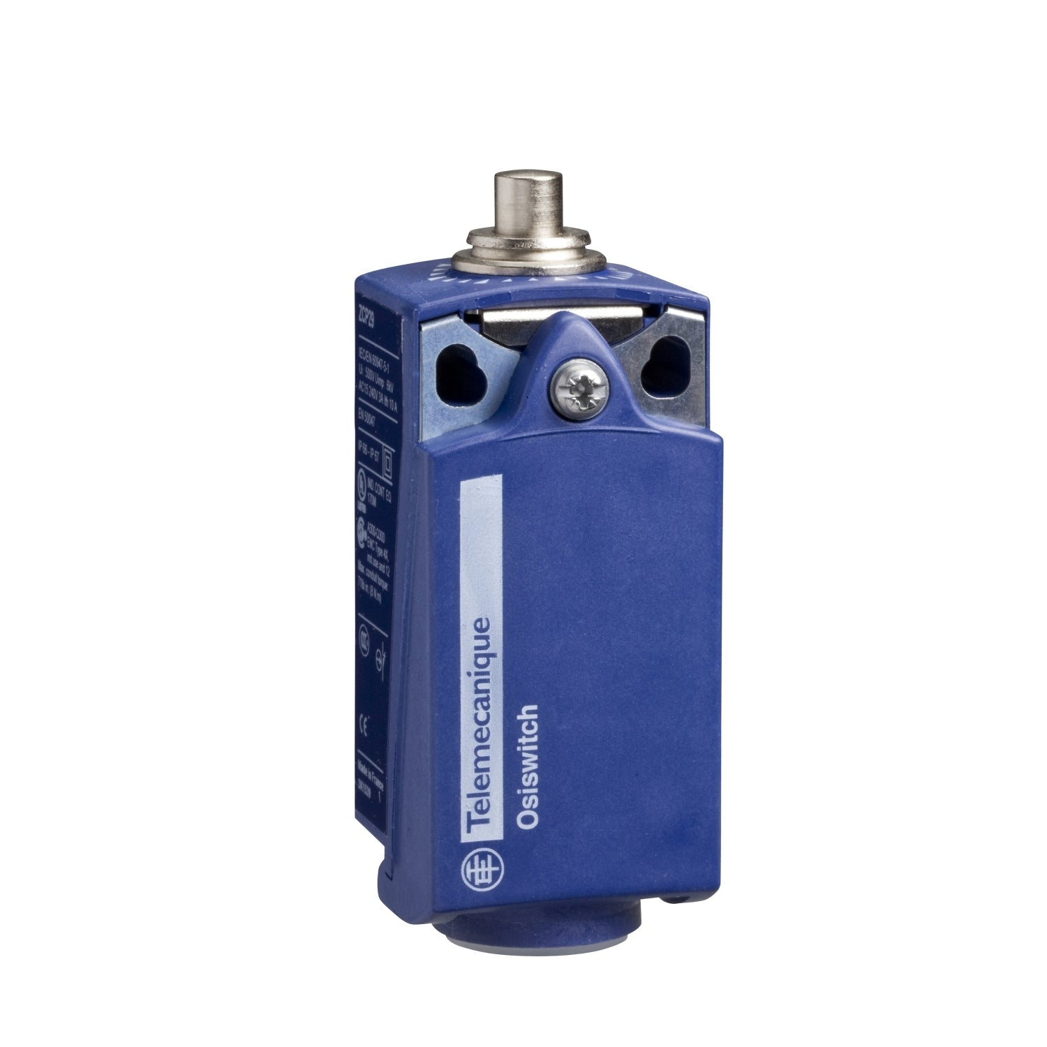 Telemecanique XCKP2110P16 Limit switch, XCKP, metal end plunger, 1NC+1 NO, snap, M16