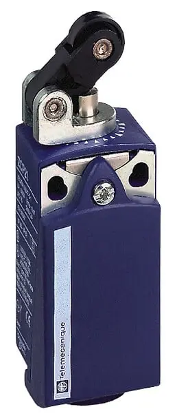 Telemecanique XCKP2521P16 — Limit switch, Limit switches XC Standard, XCKP, thermoplastic plastic roller lever plung. Hor, 1NC+1 NO, slow, M16