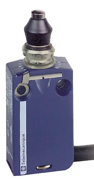 Telemecanique XCMD2111L1 — Limit switch, Limit switches XC Standard, XCMD, metal end plunger with nitrile boot, 1NC+1 NO, snap, 1 m