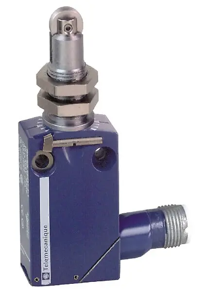 Telemecanique XCMD21F2M12 — Limit switch, Limit switches XC Standard, XCMD, M12 steel roller plunger, 1C/O, snap, M12