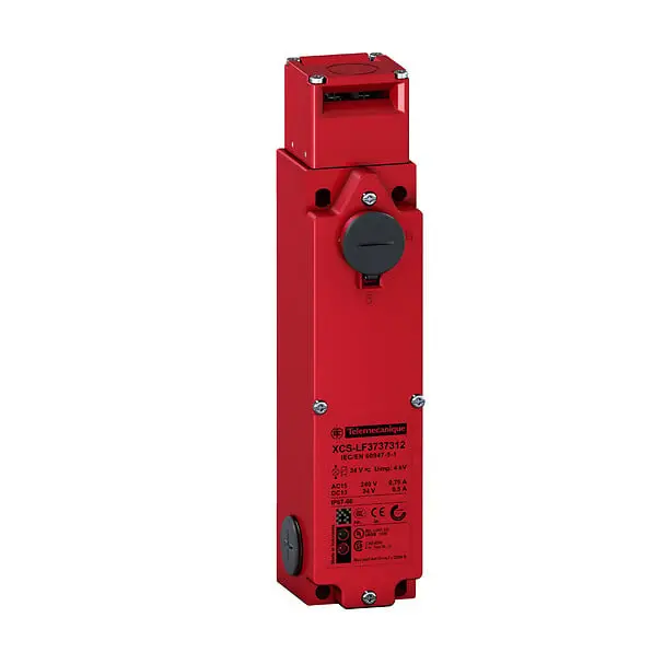 Telemecanique XCSLF2727312 — Safety switch, Telemecanique Safety switches XCS, metal XCSLF, 4 NC, slow break, 3 entries tapped M20, 24 V