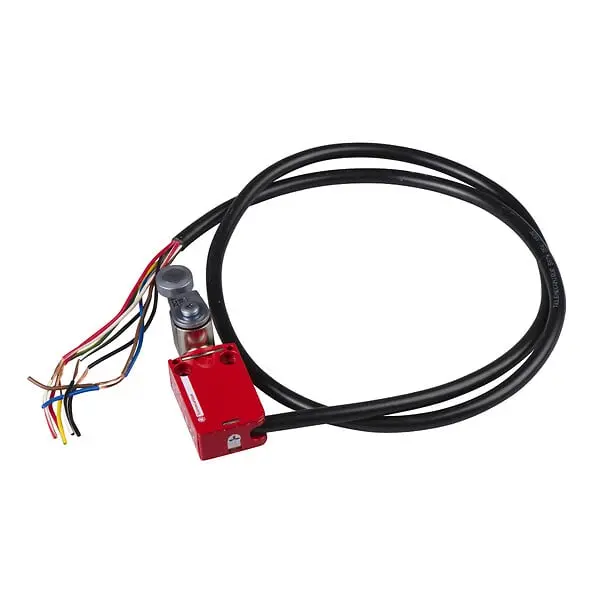 Telemecanique XCSM3916L2 — Safety limit switch, Telemecanique Safety switches XCS, XCSM, metal, rotary lever, 2 NC + 1 NO, cable 2 m