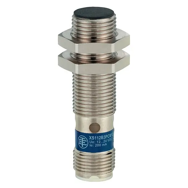 Telemecanique XS112B3PCM12 — inductive sensor XS1 M12, PNP NO+NC, Flush, Sn4mm, 12..24VDC, M12