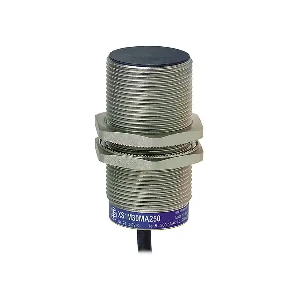 Telemecanique XS1M30KP340L1 — inductive sensor XS1 M30, L60mm, brass, Sn10mm, 12..24VDC, cable 5m