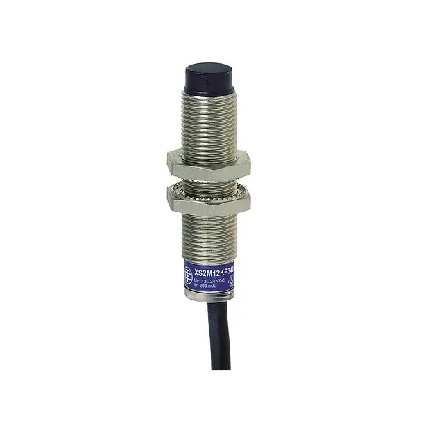 Telemecanique XS212BLPAL5 — inductive sensor XS2 M12, L44mm, brass, Sn4mm, 12..24VDC, cable 5m