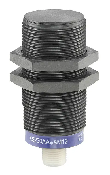 Telemecanique XS230AANAM12 — Inductive proximity sensors XS, inductive sensor XS2 M30, L70mm, PPS, Sn22mm, 12...48 VDC, M12