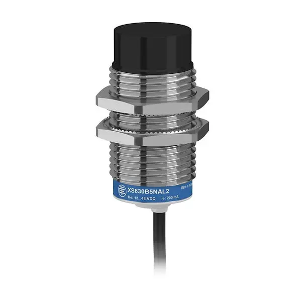 Telemecanique XS630B5PAL2 — Inductive proximity sensors XS, inductive sensor XS6 M30, L64mm, brass, Sn30mm, 12...48 VDC, cable 2 m