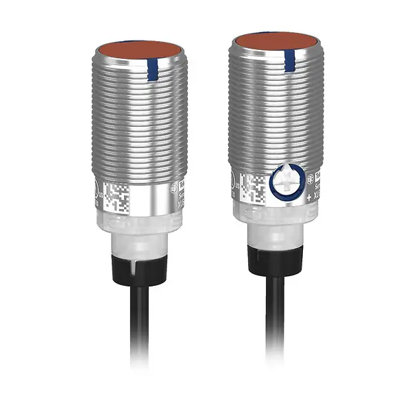 Telemecanique XUB2BNXNL2 — Photoelectric sensors XU, Photo electric sensor, Cylindrical, Metal, Thru-beam, System, Smax 30m, NPN, Cable 2m