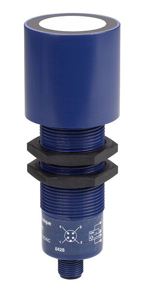 Telemecanique XX2V3A1PAM12J01 — Ultrasonic sensors XX, ultrasonic dual level sensor, Sn = 8 m, 2 NO, 4 wires