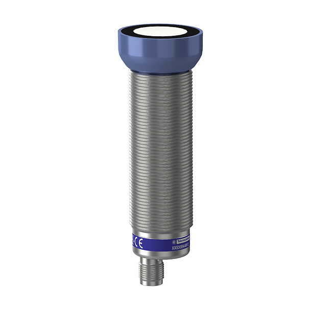 Telemecanique XXS30B4AM12 — Ultrasonic sensors XX, ultrasonic sensor, metal, cylindrical M30, straight, 4 m, 4...20 mA