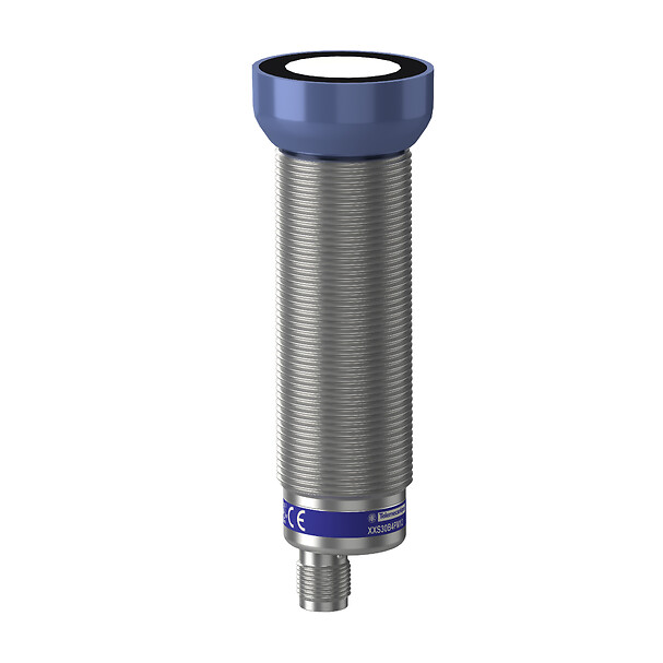 Telemecanique XXS30B4PM12 — Ultrasonic sensors XX, ultrasonic sensor, metal, cylindrical M30, straight, 4 m, PNP