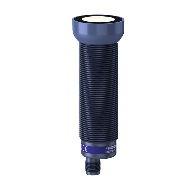 Telemecanique XXS30P4AM12 — Ultrasonic sensors XX, ultrasonic sensor, plastic, cylindrical M30, straight, 4 m, 4...20 mA