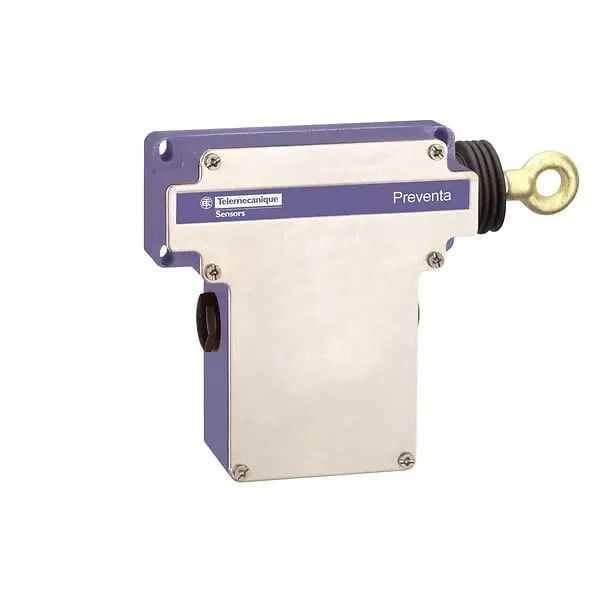 Telemecanique XY2CE3A020 — Latching emergency stop rope pull switch, Telemecanique rope pull switches XY2C, cable XY2CE, 300 V AC, 10 A