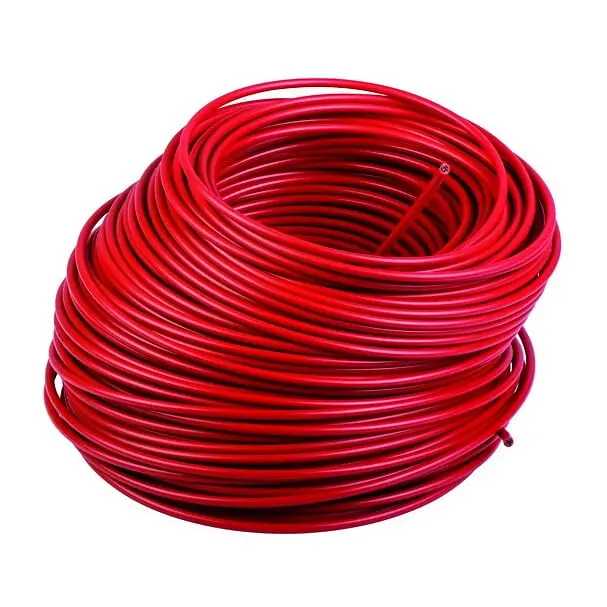 Telemecanique XY2CZ110 — Telemecanique Emergency stop rope pull switches XY2C, red galvanised cable, Ø 5 mm, L 100.5 m, for XY2C