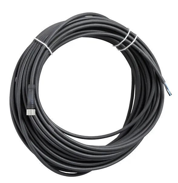 Telemecanique XZCP0566L15 — Female m8 3 pins straigt prewired connect