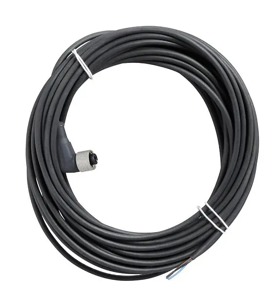 Telemecanique XZCP1240L5S18 — Pre wired connect pur 3 W M12 female elbowed