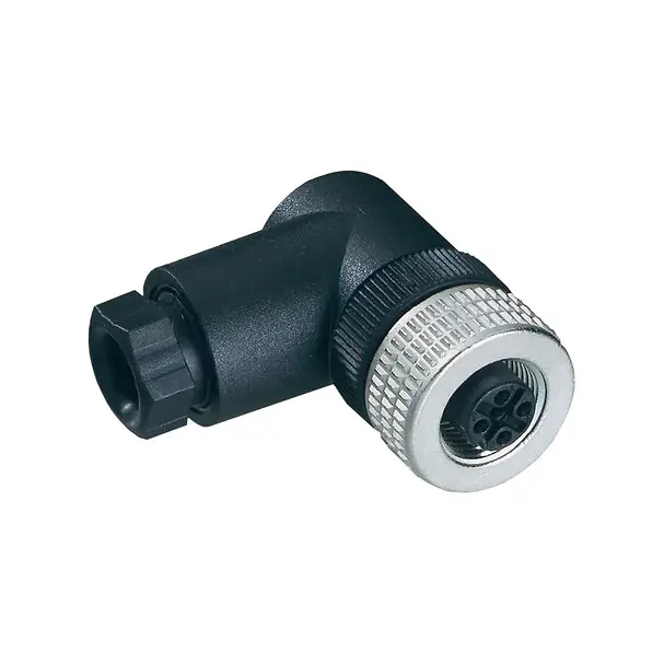 Telemecanique XZCPA1241L20 — Pre wired connect PVC 4 W M12 female elbowed