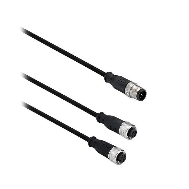 Telemecanique XZCRSE — Y M12 5 poles splitters emitter for safety light curtain integrated muting