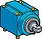 Telemecanique ZC2JE84 — Limit switch head, Limit switches XC Standard, ZC2J, side steel roller plunger horizontal
