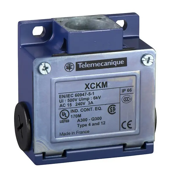 Telemecanique ZCKMD39 — Limit switch body, Limit switches XC Standard, ZCKM, 2NC+1 NO, snap action, Pg13.5