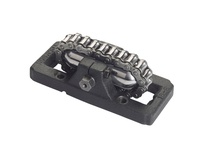 Thomson RW24S RoundWay linear roller bearing, single type, 1.5 in bore, self-aligning design. Use with 1.5 in diameter Class L shaft in continuously o