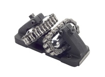 Thomson Linear RW24V RoundWay linear roller bearing, dual type, 1.5 in shaft diameter, self-aligning, designed for use with 1.5 in diameter Class L sh