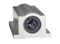 Thomson TWN16 Twin Super Ball Bushing Bearing, Super series, 1 in bore, Closed, Self-aligning, Twin pillow block. Use with 1 in diameter Class L shaft