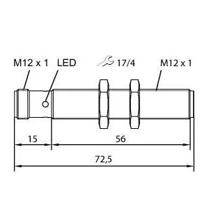 TURCK - RU20U-M12-LU8X2-H1141 - 100000282 - DIF., BARREL, DC, CON.
