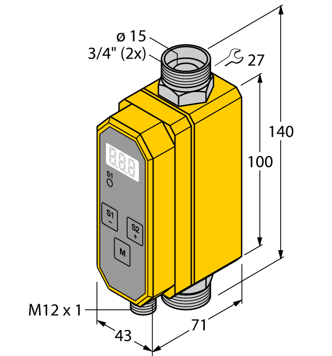 Turck FTCI-3/4D15A4P-2LUX-H1141/S1344