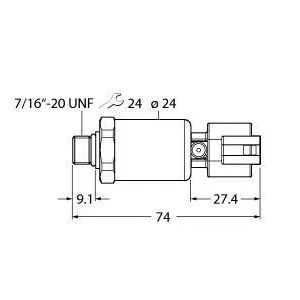 TURCK - PT5000PSIG-2105-I2-DT043P - 100002008 - METAL (REL) , TRANSM, G