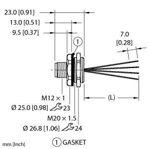 TURCK - EFSBT-A4.400.2-1 - 100009897 - RECEPTM12HYDRA