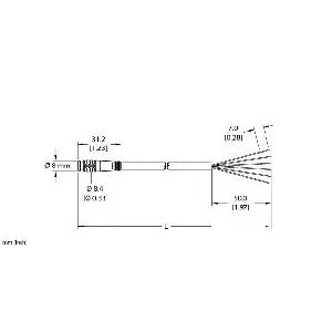 TURCK - PSG 6-6 - 100026034 - CORDM8PICOFAST