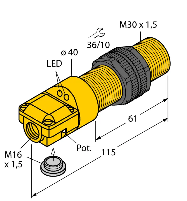 Turck BCE10-P30SR-VP6X2