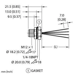 TURCK - EFSVQ-A4.400.2-2 - 100027032 - RECEPTM12HYDRA
