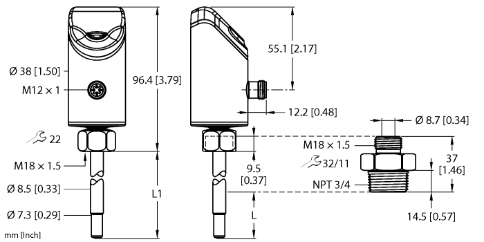 Turck FS101-300L-66-2LI-H1141