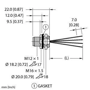 TURCK - EFSVM-A4.400.2-2 - 100032085 - RECEPTM12HYDRA