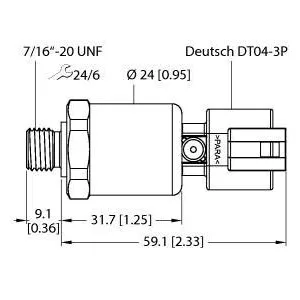 TURCK - PT1VR-1105-U6-DT043P - 100033971 - NO DESC