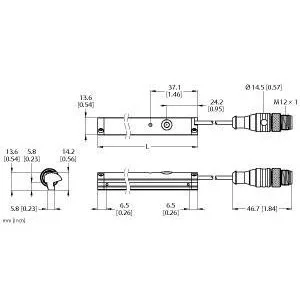TURCK - WIM256-UNTL-IOL-0.3-RS4 - 100034313 - INTEL. RECT. DIG.COM CON.