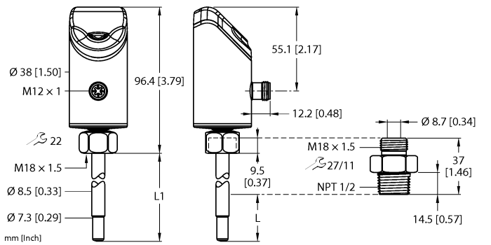 Turck FS101-300L-63-2LI-H1141